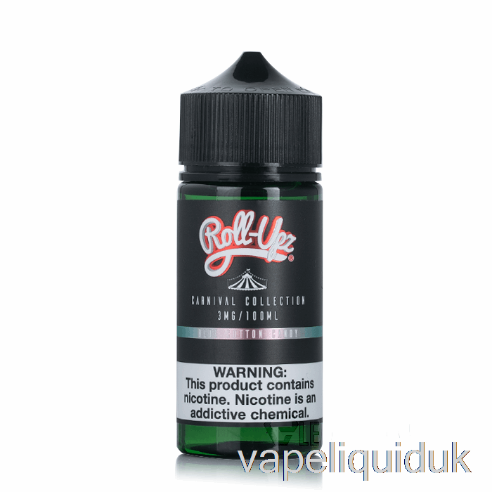 Carnival - Blue Cotton Candy by Juice Roll-Upz - 100mL 0mg Vape Juice